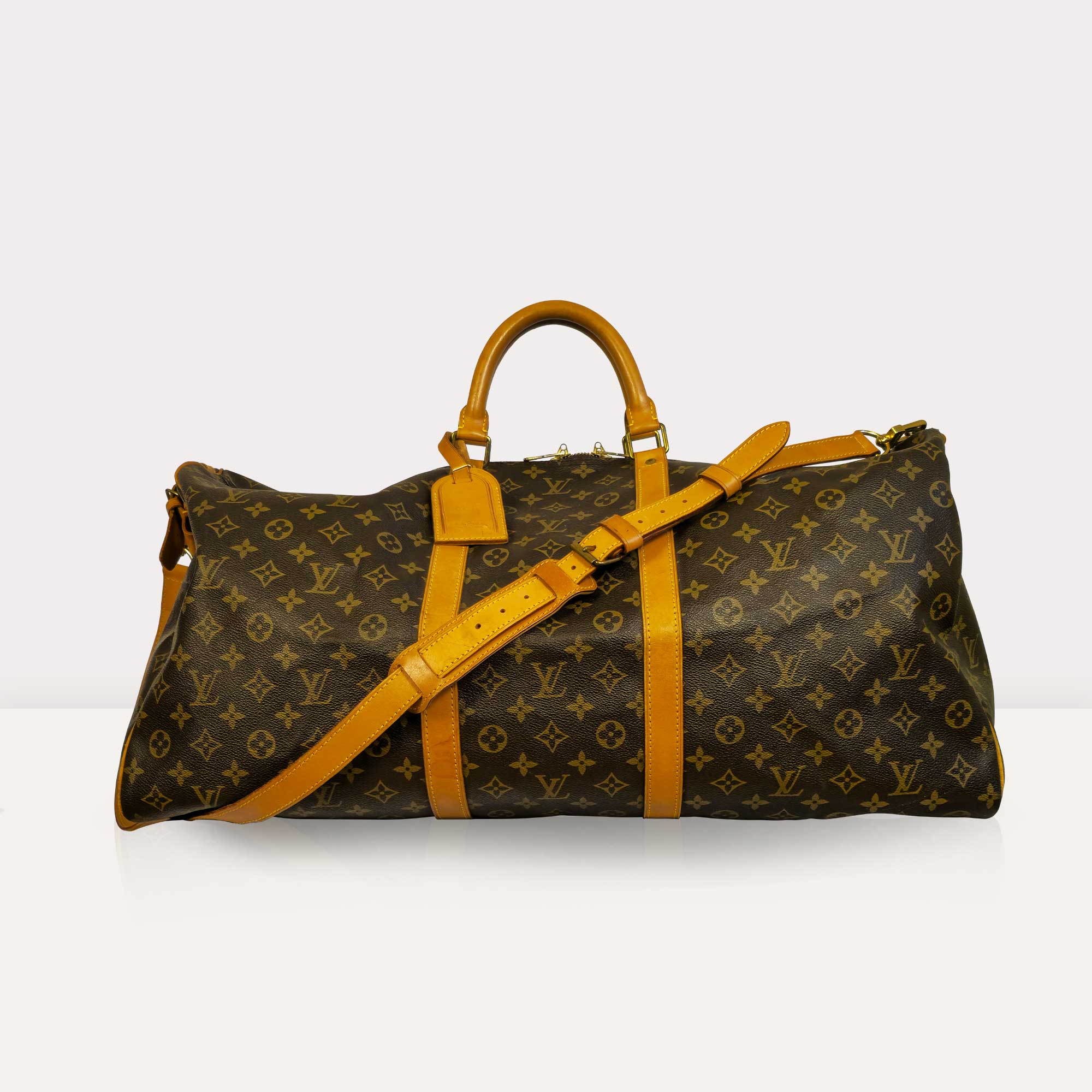 Louis Vuitton Keepall 60 Bandouliere Monogram Canvas PORT PRESTIGE